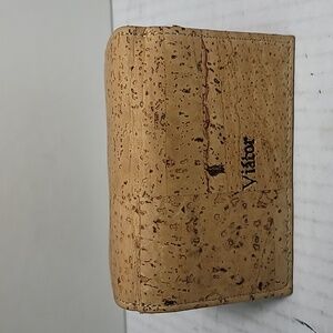 Viator Portugal tri fold cork wallet (NEW)